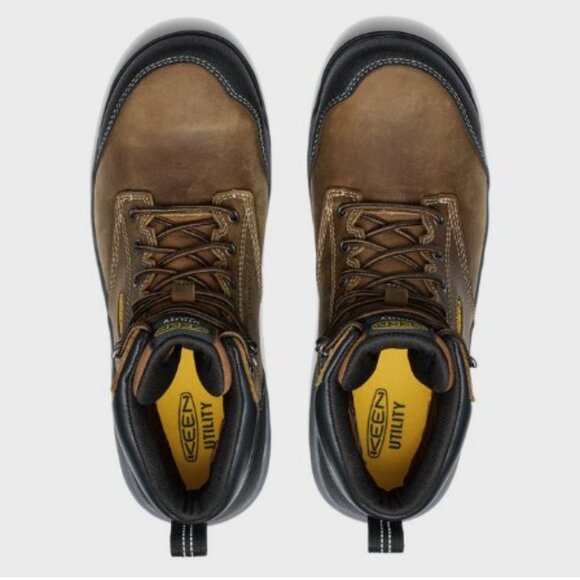 New Men's Keen Utility 6" Evanston 400G Carbon Toe Waterproof Boots *Size 9 Med - Picture 6 of 9